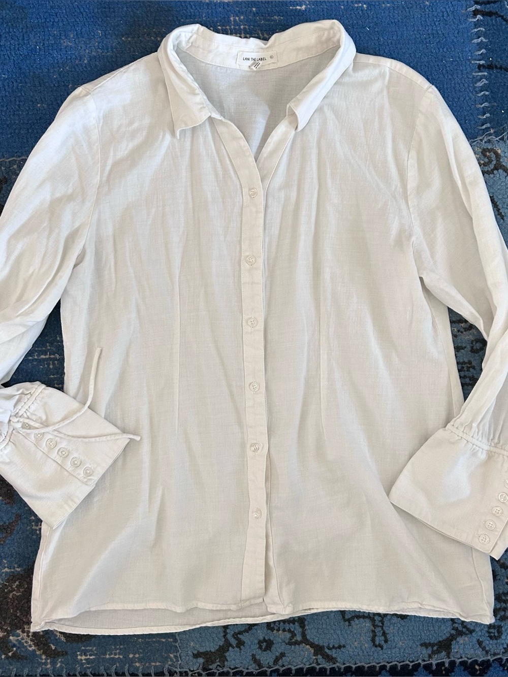 White cotton blouse
